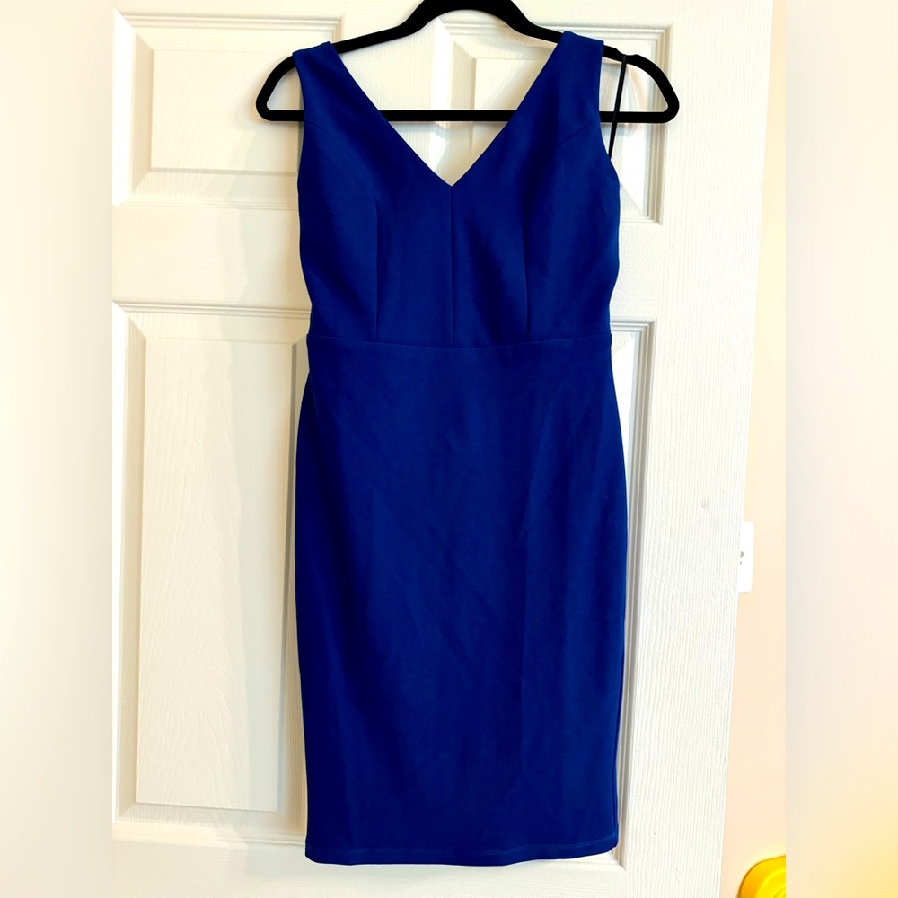 Lulus Criss Cross open back sheath dress